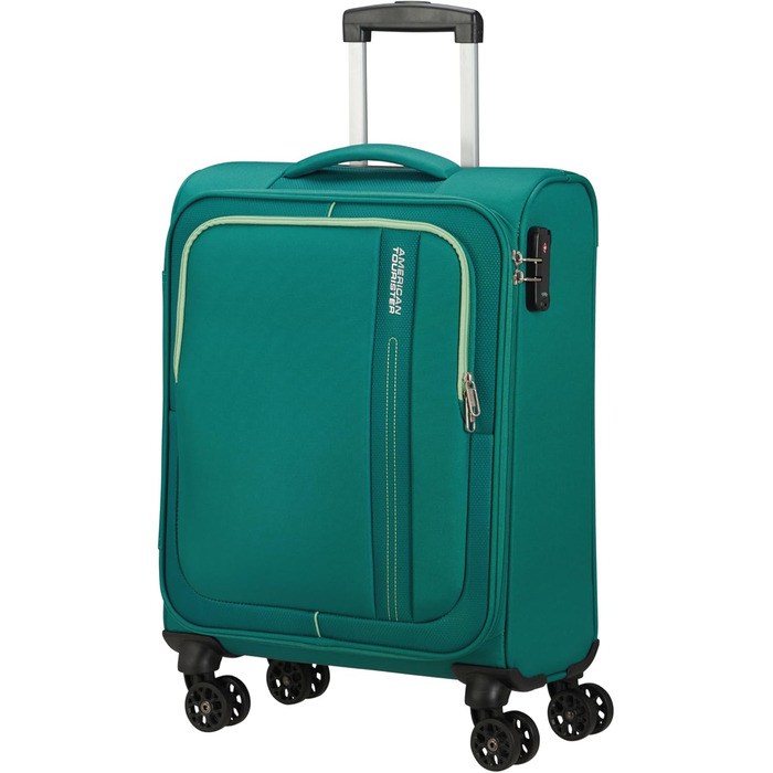 Валіза American Tourister Sea Seeker Spinner XL 80 см 92,5 л зелена, чемодан на 4 колесах для подорожей