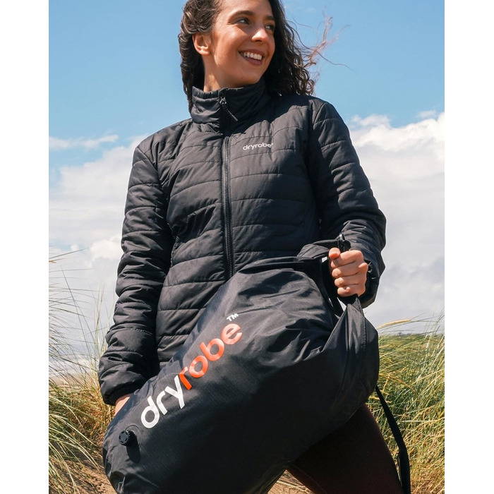 Dryrobe компресійна сумка для подорожей 33 л, водонепроникна спортивна сумка для плавання, серфінгу, OCR, чорна