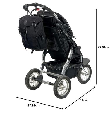 Рюкзак Lässig Green Label Outdoor, чорний, 850 г