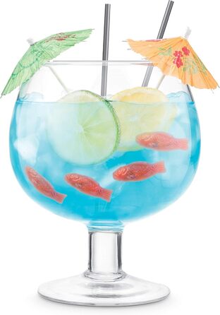 Коктейльний келих Fishbowl XL 1,3 л Гігантська кружка для вечірки