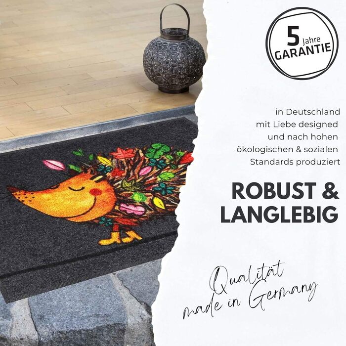 Килимок для підлоги Salonloewe Pure Style Wavy Lines, кольоровий, 75x120 см, праний, протиковзкий, доріжка для дому, хвилястий візерунок
