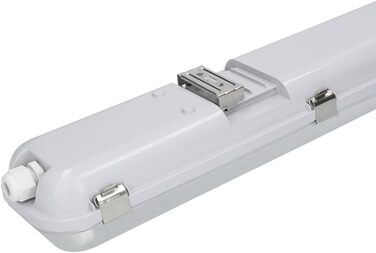 Світильник LED HOFTRONIC 150см 60Вт 10500лм холодне світло, IP65, водонепроникний, без мерехтіння, з'єднуваний, T8, для гаража, майстерні, офісу, підвалу (110лм/Вт, 6000K)