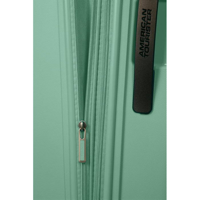 Валіза American Tourister Sunside Spinner 55 см, 35 л, чорна, розширювана, поліпропіленова, на колесах, для подорожей