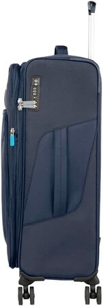 Валіза American Tourister Summerfunk 79 см, 119 л, чорна, розширювана, на 4 колесах, поліестер