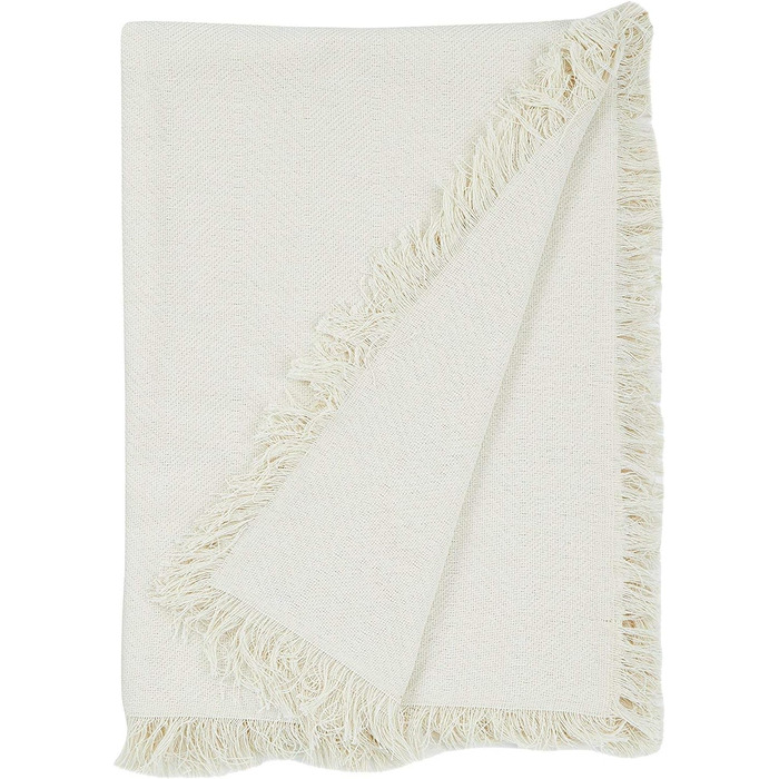Універсальний плед Martina Home Spiga, 80% бавовна, 20% поліестер, натуральний, 260x300 см