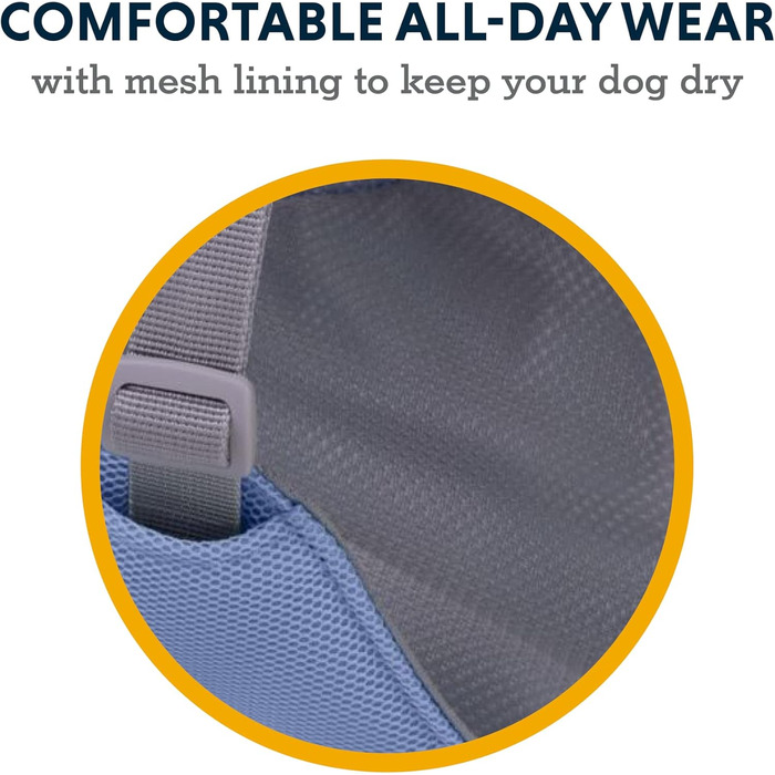 Охолоджувальна шлейка для собак RUFFWEAR Swamp Cooler, легка регульована амуніція для бігу та прогулянок, з ручкою, для великих порід (81-107 см), фіолетова