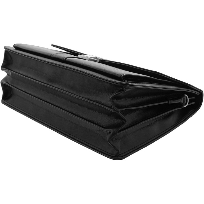 Чоловіча сумка-портфель Bag Street, чорна, штучна шкіра, ділова сумка для документів, офісний кейс