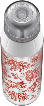 Пляшка для води alfi Tritan 700 мл, BPA Free, кор coral, герметична, для газованої води, для школи, спорту, прогулянок, посудомийна машина