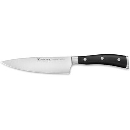 Кухонний ніж WÜSTHOF Classic Ikon 16 см, чорний, Німеччина