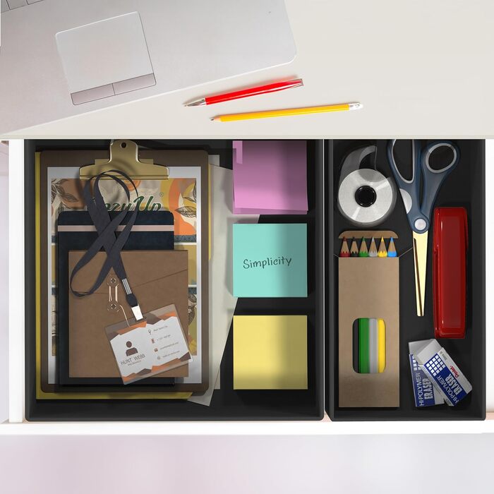 Органайзер для білизни та одягу Simple Houseware, складний, 12 шт, чорний