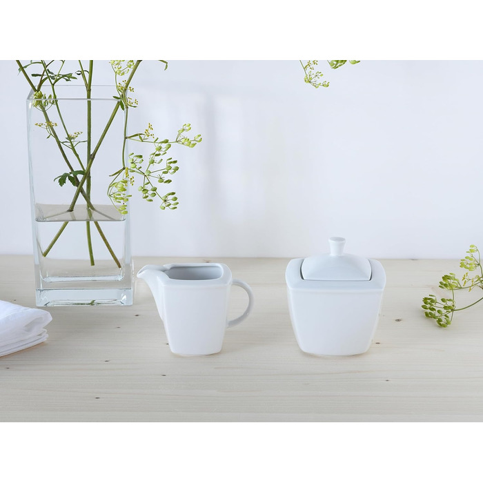 Набір для молока і цукру Creatable Victoria, білий, 2 предмети, 200 мл
