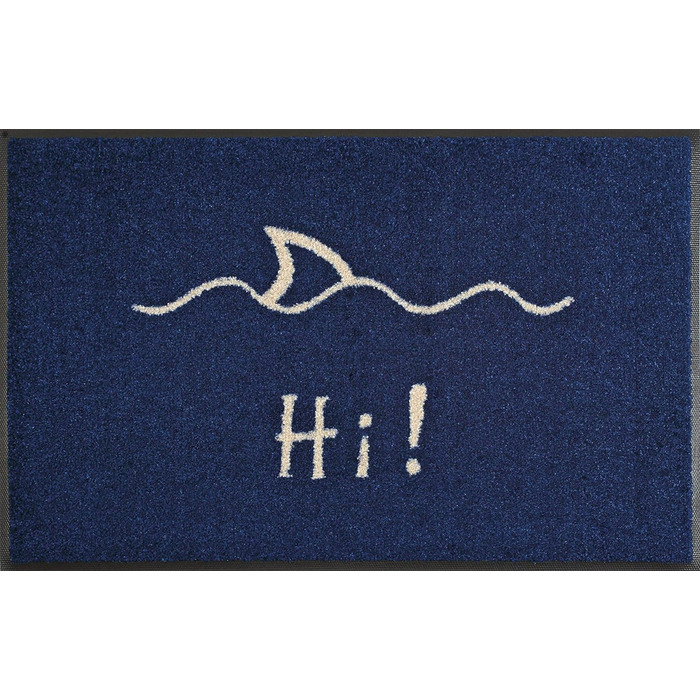 Килимок для підлоги wash+dry Hi! 50x75 см, для внутрішнього та зовнішнього використання, праний