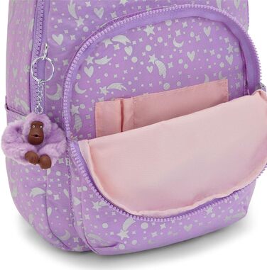 Рюкзак Kipling Seoul S з відсіком для ноутбука, малий, Galaxy Metallic