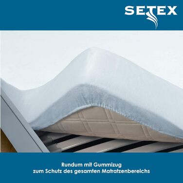 Наматрацник SETEX Molton Köper 180x200 см, 100% бавовна, білий, захист для матраца