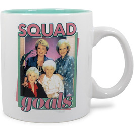 Керамічна чашка The Golden Girls Squad Goals 590 мл Silver Buffalo