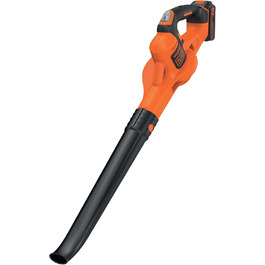 Акумуляторний повітродув Black+Decker GWC1820PCB 18В, швидкість до 209 км/год, для листя і сміття, без акумулятора та зарядки