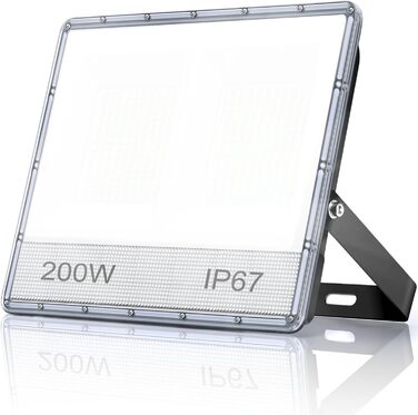 LED прожектор YIQIBRO для вулиці 50Вт, 2шт, 5000Лм, 7000K холодне біле світло, IP67 водонепроникний, зовнішнє освітлення для саду, гаража, двору, тераси
