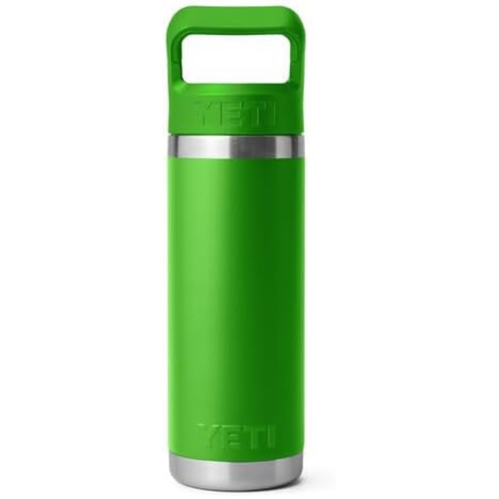 Термос пляшка YETI Rambler C з трубочкою, нержавіюча сталь, 532 мл, Canopy Green