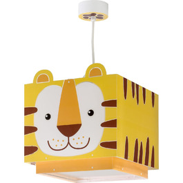 Дитяча підвісна лампа Little Tiger, жовта, E27