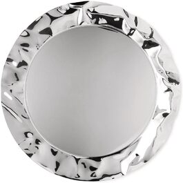 Кругле піднос Alessi 90039 з нержавіючої сталі, сріблястий, 44,5 см