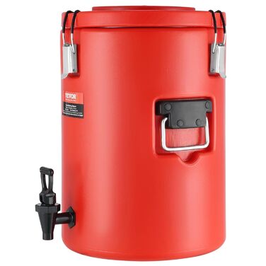 Диспенсер для гарячих/холодних напоїв з нержавіючої сталі, 6L