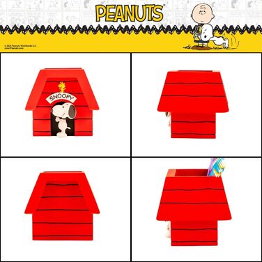 Колекційний тримач для зубних щіток Peanuts Snoopy, підставка для пензлів або ручок, офіційний ліцензійний продукт Franco