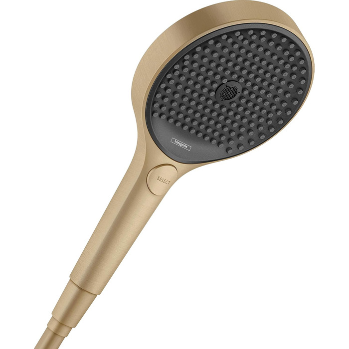 Hansgrohe Rainfinity ручний душ, 3 режими, круглий 130 мм, антикальцій, латунь, бронза