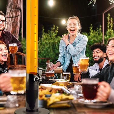 Пивна колона XXL GOODS+GADGETS, 5 л, з краном для розливу, пивний диспенсер для вечірок