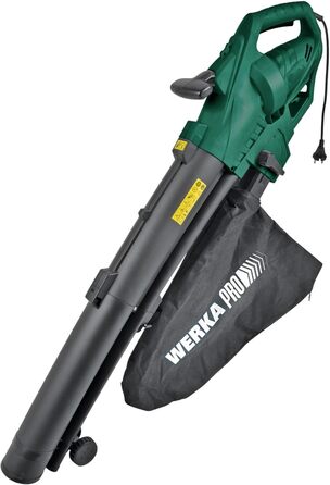 Повітродувка-подрібнювач WERKA PRO 3000W для листя, електрична