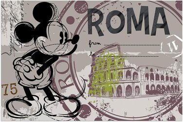 Набір із 2 чашок Egan Paris Disney, стійкі, з підставкою, різнокольорові
