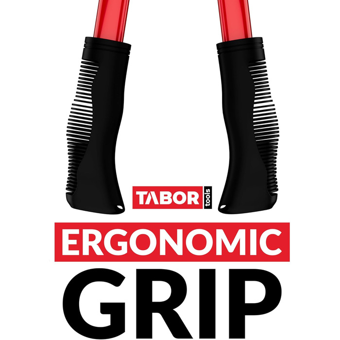 Секатор для свіжої деревини TABOR TOOLS GL18E, 50 см, діаметр зрізу до 25 мм, антипригарні леза, ергономічна ручка