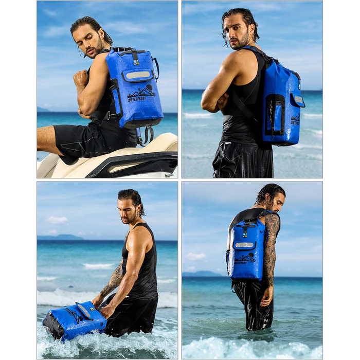 Водонепроникний рюкзак IDRYBAG Dry Bag 20/30/40 л для каякінгу, плаваючий гермомішок для водних видів спорту