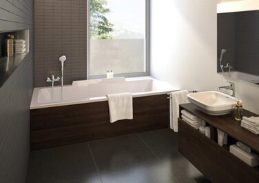 Душова лійка hansgrohe Croma Select E, 3 режими, біло-хром, з тримачем