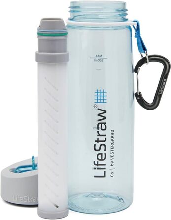 Фільтр-пляшка LifeStraw Go для води, світло-блакитна