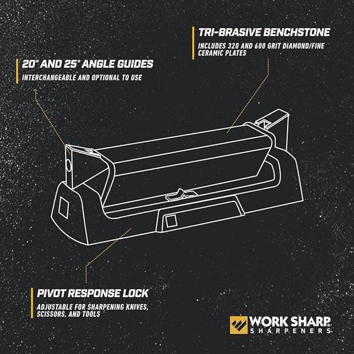 Точилка для ножів WORK SHARP з кутовою допомогою