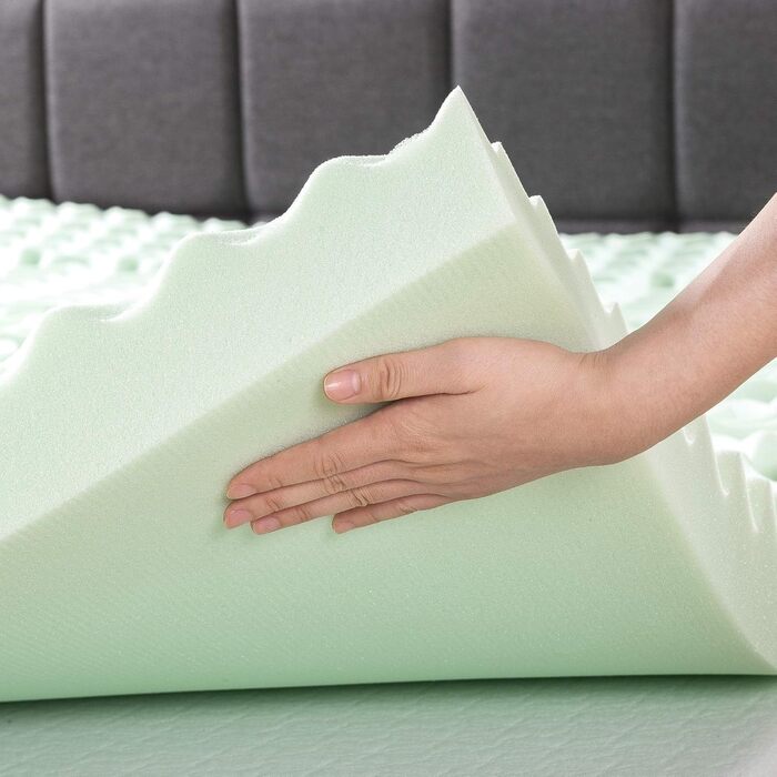 Топер з ортопедичної піни Memory Foam з екстрактом зеленого чаю, CertiPUR-US, 10,2 см, Best Price Mattress