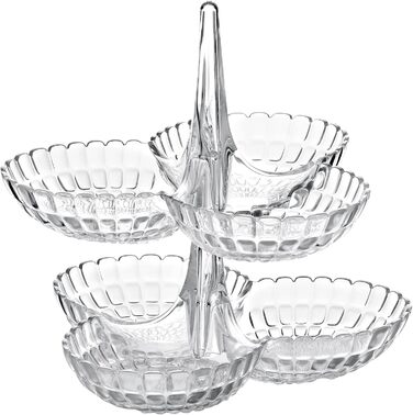 Guzzini Tiffany Прозора тарілка для закусок 27x25x25,5 см
