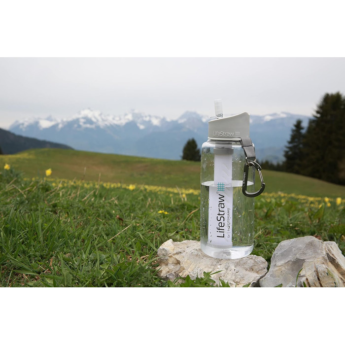 Пляшка-фільтр LifeStraw Go 1 л, синя, для води