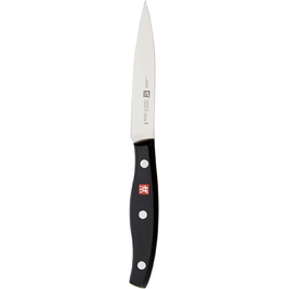 Ніж для нарізання та очищення ZWILLING Twin Pollux, 10 см, нержавіюча сталь, пластиковий руків'я, чорний