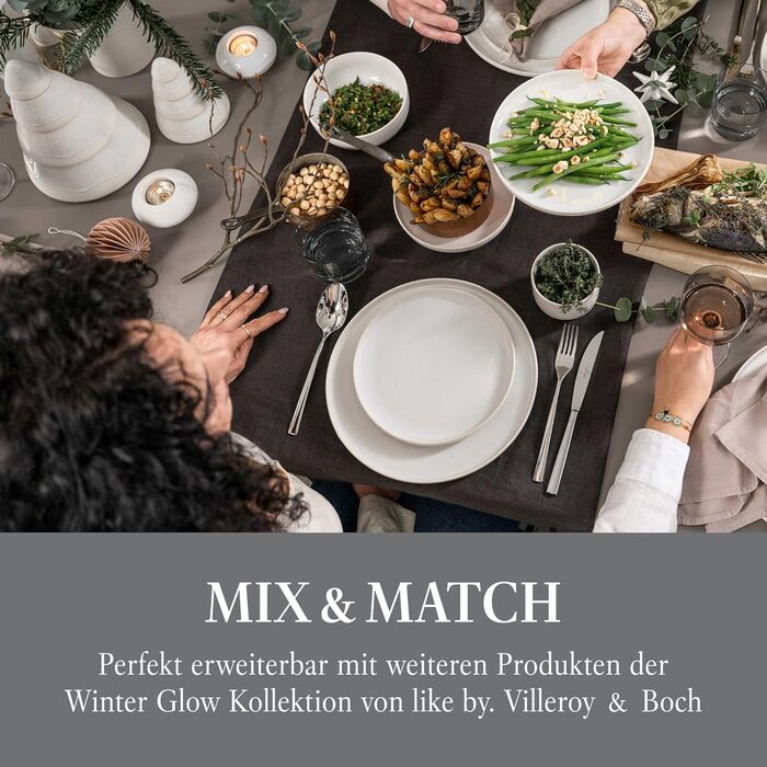 Керамічна новорічна прикраса Villeroy & Boch Winter Glow, ялинка, 23,5x8,5x20,5 см