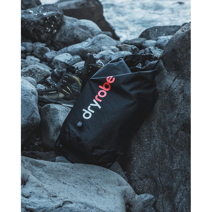 Dryrobe компресійна сумка для подорожей 33 л, водонепроникна спортивна сумка для плавання, серфінгу, OCR, чорна