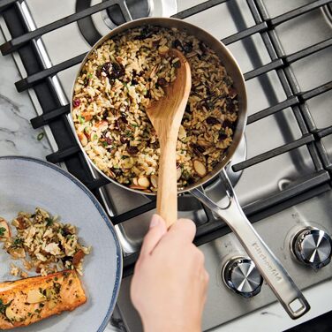 Набір 3-шарових каструль KitchenAid, нержавіюча сталь, 3 кварти