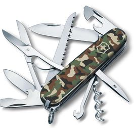 Швейцарський ніж Victorinox Huntsman, 15 функцій, мультитул з лезом, штопором, відкривачкою