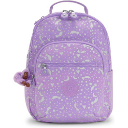 Рюкзак Kipling Seoul S з відсіком для ноутбука, малий, Galaxy Metallic