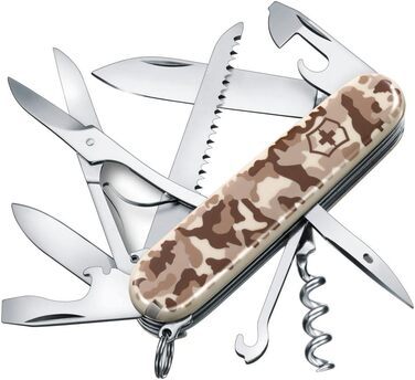 Швейцарський ніж Victorinox Huntsman Desert Camouflage, 15 функцій, мультитул, швейцарський армійський ніж