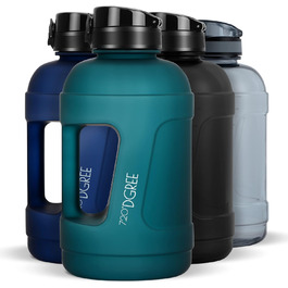 Пляшка для води 720°DGREE überBottle Jug 2300 мл з ручкою, BPA-free, герметична, велика спортивна фляга для тренувань, спортзалу, фітнесу