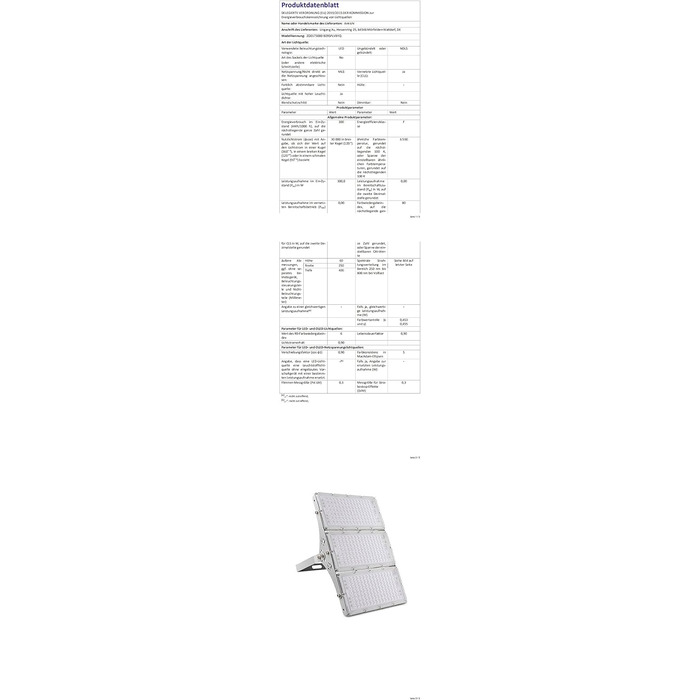 Світлодіодний прожектор Ankishi 300W, IP65, 6500K, 30000Лм, вуличний, водонепроникний, холодне біле світло для спортмайданчика, гаража, саду, подвір'я