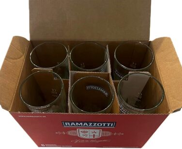 Набір склянок Ramazzotti Rastal 6 шт, 2/4cl, мірні
