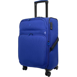 Бізнес валіза Weichschalenkoffer на 4 колесах Blue-Violet, 24'' із розширенням, TSA-замком, Breeze II, дорожня валіза для подорожей