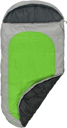 Дитячий спальний мішок Fridani PG 180x90 см XXL, зелений, теплий, водовідштовхувальний, праний, до -12°C